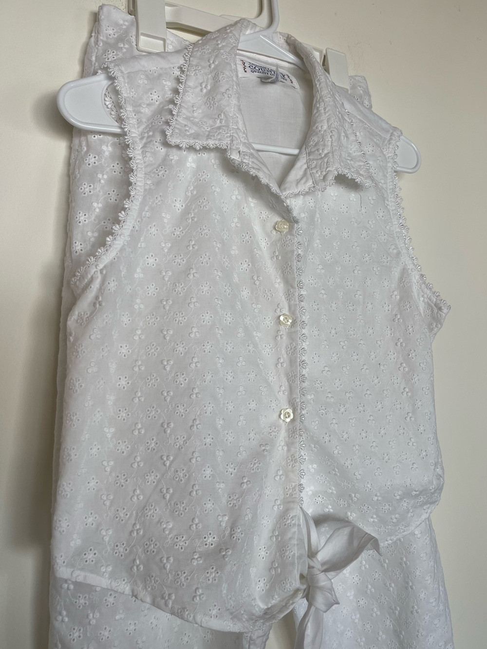 RARE Country Victoria's Secret Quality Cottons White Eyelet Vintage Cottage Core